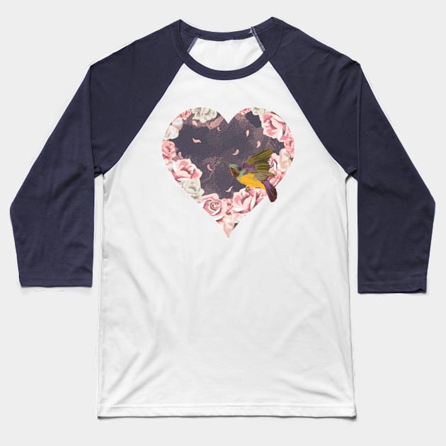 Humming Bird Baseball T-Shirt by Modeststroke